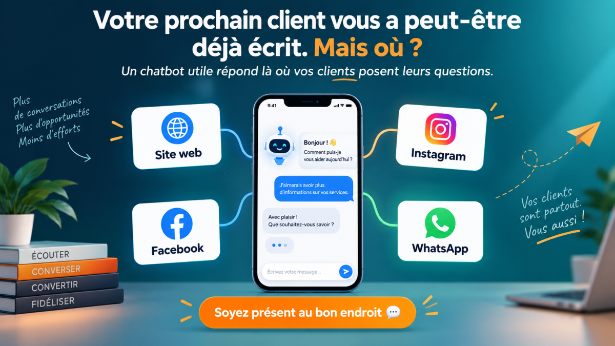  💬 Votre prochain client vous a peut-être déjà écrit. Mais où ? 